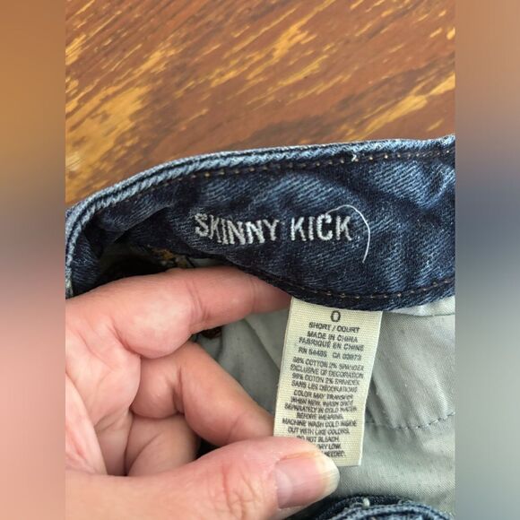 American Eagle Skinny Kick jeans size 0 short - Picture 4 of 11